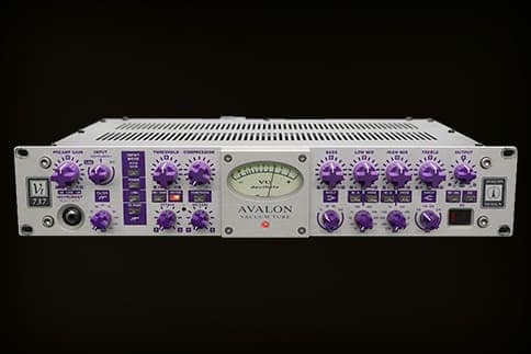 Préampli Avalone VT 737 en version purple pour un son riche et chaud au studio 10ème Sens